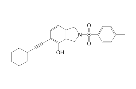 5-Cyclohex-1-enylethynyl-2-(toluene-4-sulfonyl)-2,3-dihydro-1H-isoindol-4-ol