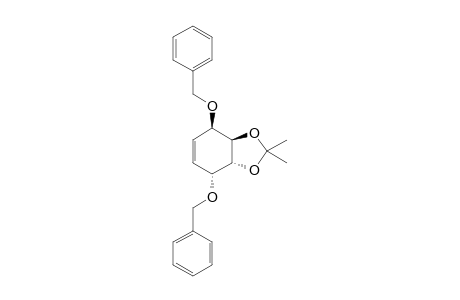 (-)-(1R,2R,3R,4R)-1,4-Di-O-Bebzyl-2,3-O-isopropylidenecyclohex-5-ene-1,2,3,4-tetraol