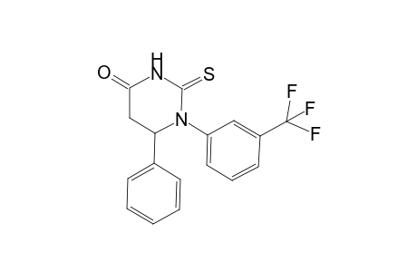 6-Phenyl-2-thioxo-1-[3-(trifluoromethyl)phenyl]tetrahydro-4(1H)-pyrimidinone