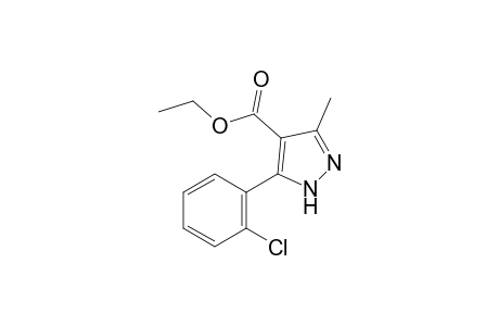 5-(o-chlorophenyl)-3-methylpyrazole-4-carboxylic acid,  ethyl ester