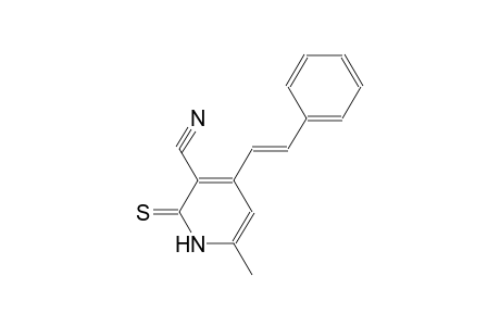 3-pyridinecarbonitrile, 1,2-dihydro-6-methyl-4-[(E)-2-phenylethenyl]-2-thioxo-