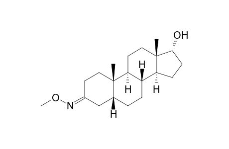 5.BETA.-ANDROSTAN-17.ALPHA.-OL-3-ONE(3-O-METHYLOXIME)