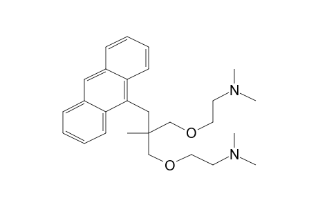 2-(3-(9-Anthryl)-2-([2-(dimethylamino)ethoxy]methyl)-2-methylpropoxy)-N,N-dimethylethanamine