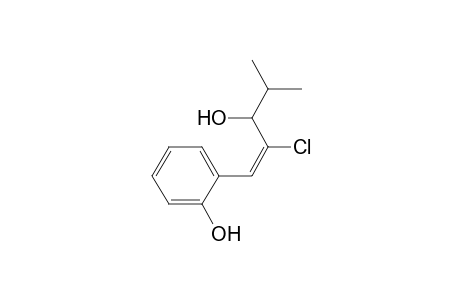 (E)-2-Chloro-1-(o-hydroxyphenyl)-4-methylpent-1-en-3-ol