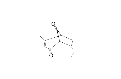 (1S,7S,7R)-4-METHYL-ENDO-7-(METHYLETHYL)-BICYCLO-[3.2.1]-OCT-3-EN-2,8-DIONE