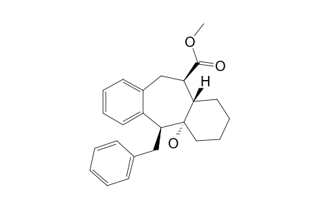Methyl (4aSR,5SR,11RS,11aSR)-5-benzyl-4a-hydroxy-2,3,4,4a,5,10,11,11a-octahydro-1H-dibenzo[a,d][7]annulene-11-carboxylate