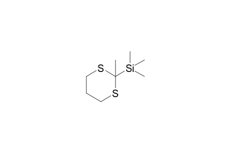 2-Methyl-2-(trimethylsilyl)-1,3-dithiacyclohexane