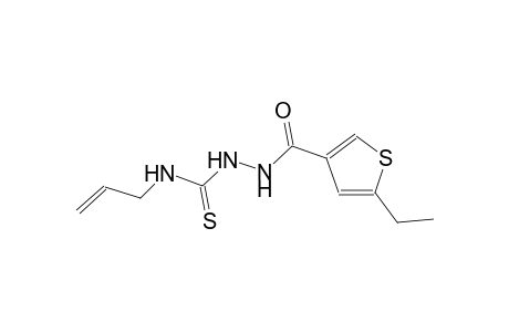 N-allyl-2-[(5-ethyl-3-thienyl)carbonyl]hydrazinecarbothioamide