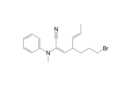 (2E,5E)-4-(3-bromanylpropyl)-2-[methyl(phenyl)amino]hepta-2,5-dienenitrile