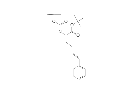 TERT.-BUTYL-2-TERT.-BUTOXYCARBONYLAMINO-6-PHENYLHEX-5-ENOATE