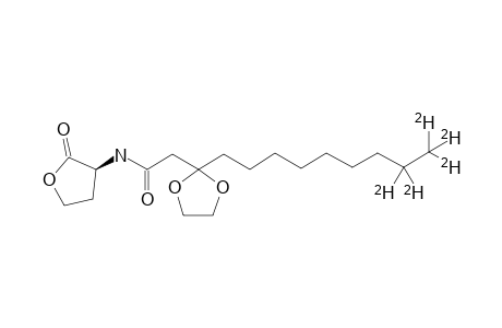 N-[3-(1',3'-DIOXOLANE)-DODECANOYL-D2]-L-HOMOSERINE-LACTONE