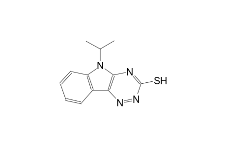 5H-[1,2,4]triazino[5,6-b]indole-3-thiol, 5-(1-methylethyl)-