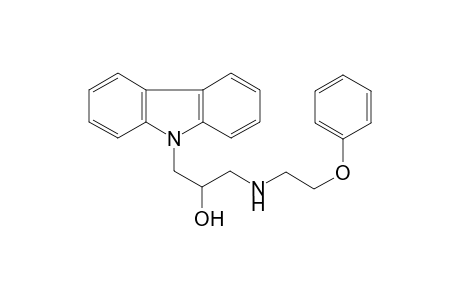 1-Carbazol-9-yl-3-(2-phenoxy-ethylamino)-propan-2-ol