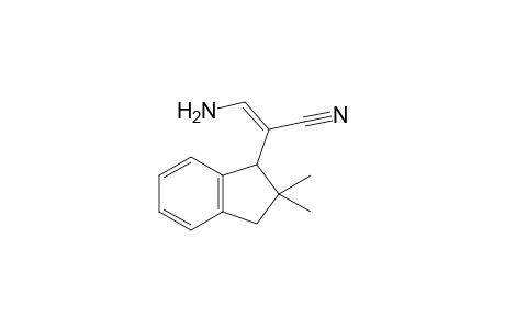 (E/Z)-2-(2,2-Dimethyl-1-indanyl)-2-cyanoethenamine