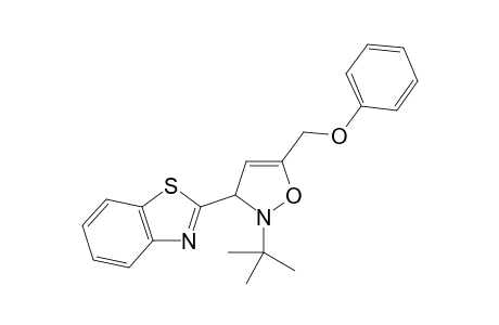 2-tert-Butyl-3-benzothiazol-2-yl-5-phenoxymethyl-2,3-dihydro-isoxazole