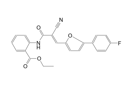 benzoic acid, 2-[[(2E)-2-cyano-3-[5-(4-fluorophenyl)-2-furanyl]-1-oxo-2-propenyl]amino]-, ethyl ester
