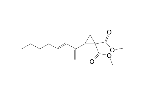 2-[(3E)-octa-1,3-dien-2-yl]cyclopropane-1,1-dicarboxylic acid dimethyl ester