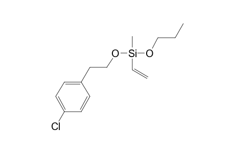 Silane, methylvinyl(2-(4-chlorophenyl)ethoxy)propoxy-