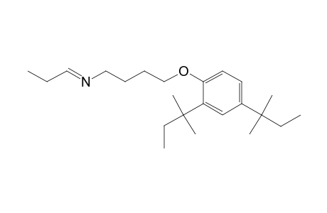 1-Butanamine, 4-[2,4-bis(1,1-dimethylpropyl)phenoxy]-N-[propylidene]-