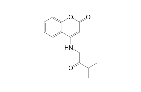4-[(2-keto-3-methyl-butyl)amino]coumarin