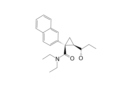 (1S,2R)-1-(2-NAPHTHYL)-2-[(S)-1-HYDROXYPROPYL]-N,N-DIETHYLCYCLOPROPANECARBOXAMIDE