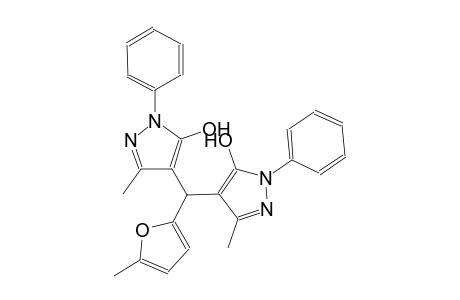 4-[(5-hydroxy-3-methyl-1-phenyl-1H-pyrazol-4-yl)(5-methyl-2-furyl)methyl]-3-methyl-1-phenyl-1H-pyrazol-5-ol