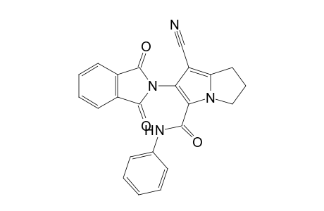 7-Cyano- 6-(1,3-dioxoisoindolin-2-yl)-N-phenyl-2,3-dihydro-1H-pyrrolizine-5-carboxamide