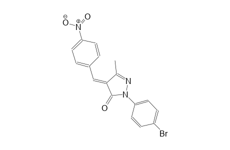 (4E)-2-(4-bromophenyl)-5-methyl-4-(4-nitrobenzylidene)-2,4-dihydro-3H-pyrazol-3-one