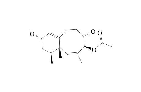 4-ACETOXY-5,10-DIHYDROXYNEOLEMNA-2,8-DIENE