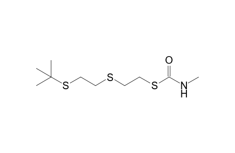 2-{[2-(Tert-butylthio)ethyl]thio}ethanethiol, methylthiocarbamate