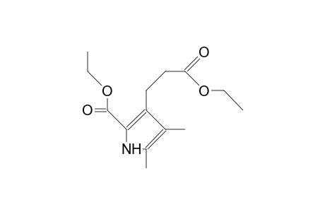 2-Carboethoxy-3-carboethoxyethyl-4,5-dimethyl-pyrrole