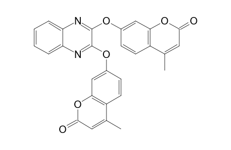 2,3-[bis(4'-Methylcoumarin-4'-yl)oxy]-quinoxaline