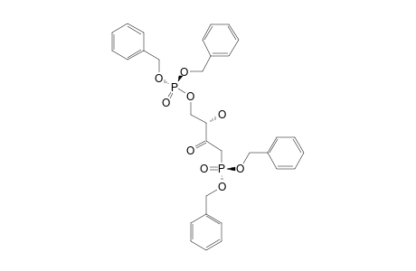 DIBENZYL-(4-DIBENZYLPHOSPHONO-3-OXO-2R-HYDROXYBUTYL)-PHOSPHATE