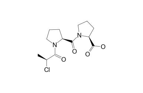(2S)-N-{(2S)-N-[(2S)-2-Chloropropionyl]prolyl}proline