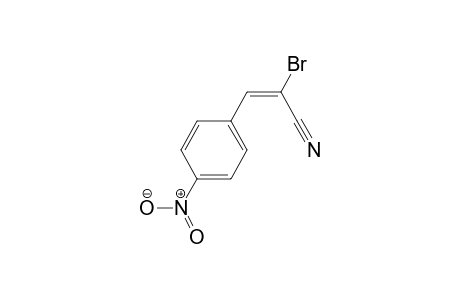 (E)-2-Bromo-3-(p-nitrophenyl)-2-propenenitrile