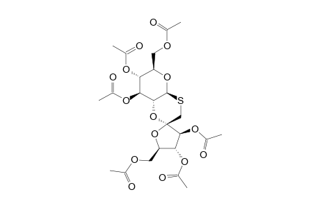 3,4,6-TRI-O-ACETYL-1-S-(3',4',6'-TRI-O-ACETYL-BETA-D-GLUCOPYRANOSYL)-1-THIO-ALPHA-D-FRUCTOFURANOSIDE-1,1':2,2'-DIANHYDRIDE
