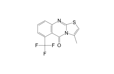 5H-Thiazolo[2,3-b]quinazolin-5-one, 3-methyl-6-(trifluoromethyl)-
