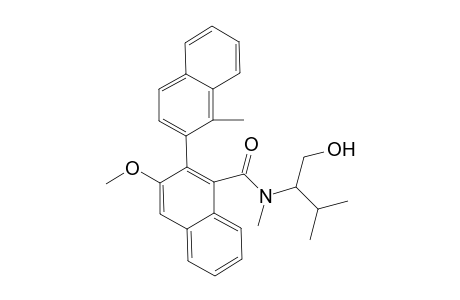 N-[2'-Hydroxy-1'-(isopropyl)ethyl]-3-methoxy-1',N-dimethyl-2,2'-binaphthalene-1-carboxamide