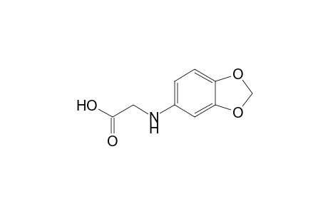 2-(1,3-benzodioxol-5-ylamino)acetic acid