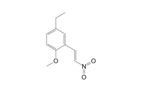 4-ethyl-1-methoxy-2-[(E)-2-nitroethenyl]benzene