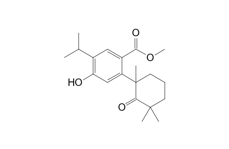 Methyl 2-(1',3',3'-trimethyl-2'-oxocyclohexyl)-4-hydroxy-5-isopropylbenzoate