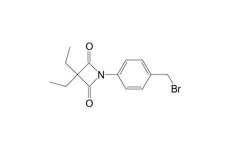 1-(4-(Bromomethyl)phenyl)-3,3-diethylazetidine-2,4-dione