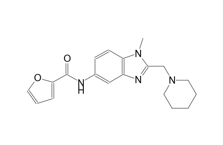 2-furancarboxamide, N-[1-methyl-2-(1-piperidinylmethyl)-1H-benzimidazol-5-yl]-