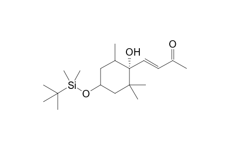 (E)-4-[(1' R)-4'-[(t-Butyldimethylsilyl)oxy]-1'-hydroxy-2',2',6'-trimethylcyclohexyl]-3-buten-2-one