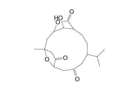 4,16-Dioxatricyclo[11.2.1.1(3,6)]heptadecane-5,11,14-trione, 17-hydroxy-1-methyl-9-(1-methylethyl)-