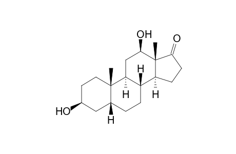 Androstan-17-one, 3,12-dihydroxy-, (3.beta.,5.beta.,12.beta.)-