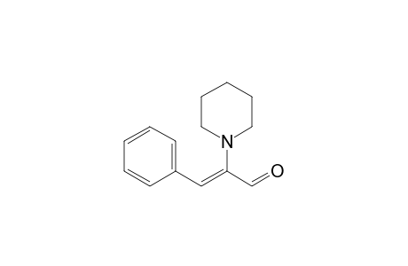 (Z)-3-phenyl-2-(1-piperidinyl)-2-propenal