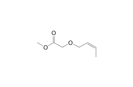 2-[(Z)-but-2-enoxy]acetic acid methyl ester