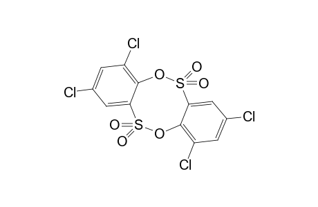 Dibenzo[c,g][1,5,2,6]dioxadithiocin, 2,4,8,10-tetrachloro-, 6,6,12,12-tetraoxide