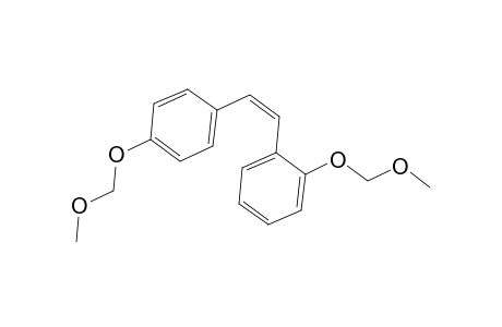 1-(Methoxymethoxy)-2-((E)-2-[4-(methoxymethoxy)phenyl]ethenyl)benzene